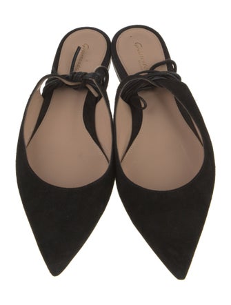 Gianvito Rossi Suede Mules