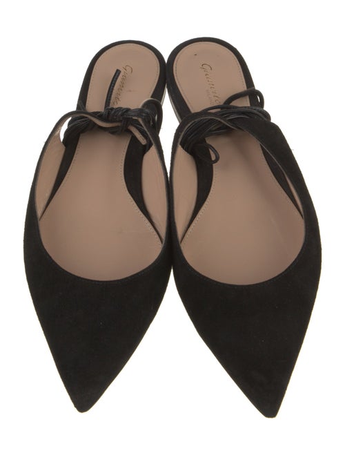 Gianvito Rossi Suede Mules