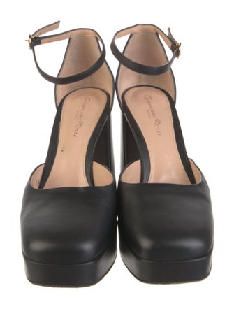 Gianvito Rossi Leather D'Orsay Pumps