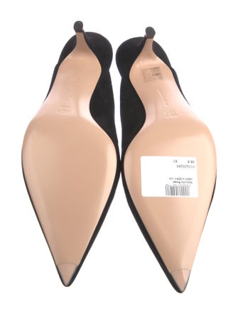 Gianvito Rossi Suede Mules