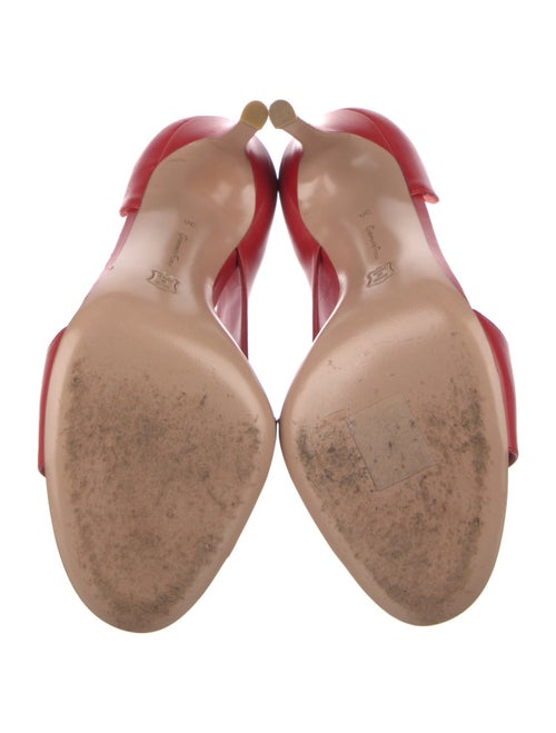 Gianvito Rossi Leather D'Orsay Pumps