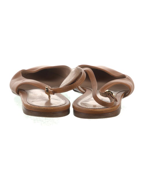 Gianvito Rossi Leather Slingback Flats