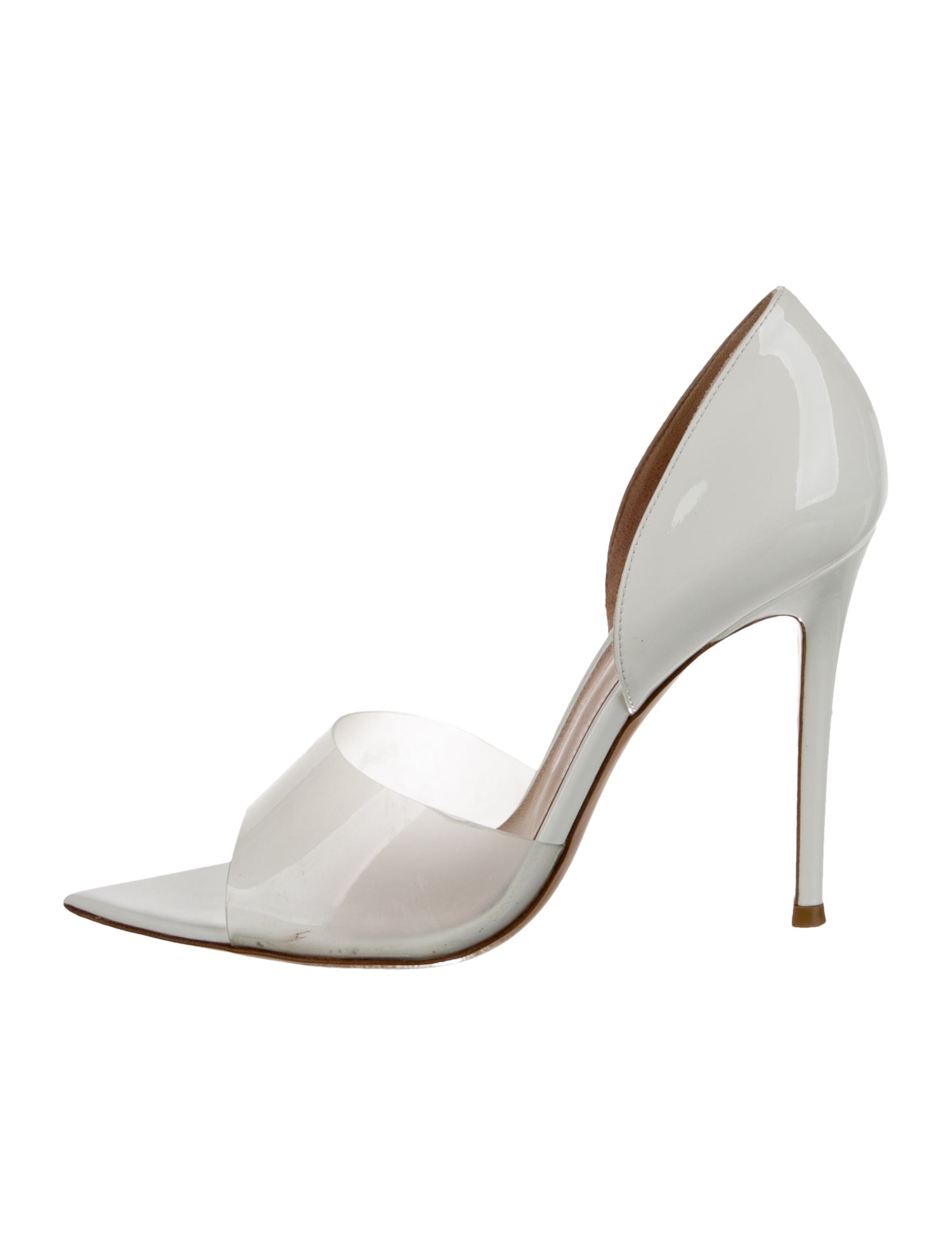 Gianvito Rossi Patent Leather Slingback Sandals