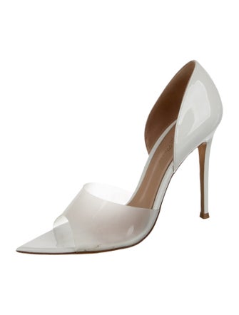 Gianvito Rossi Patent Leather Slingback Sandals