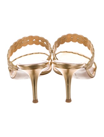 Gianvito Rossi Leather Slides