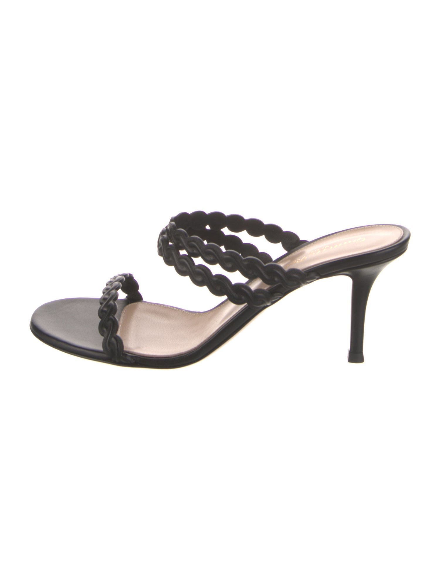 Gianvito Rossi Leather Slides