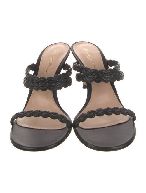 Gianvito Rossi Leather Slides