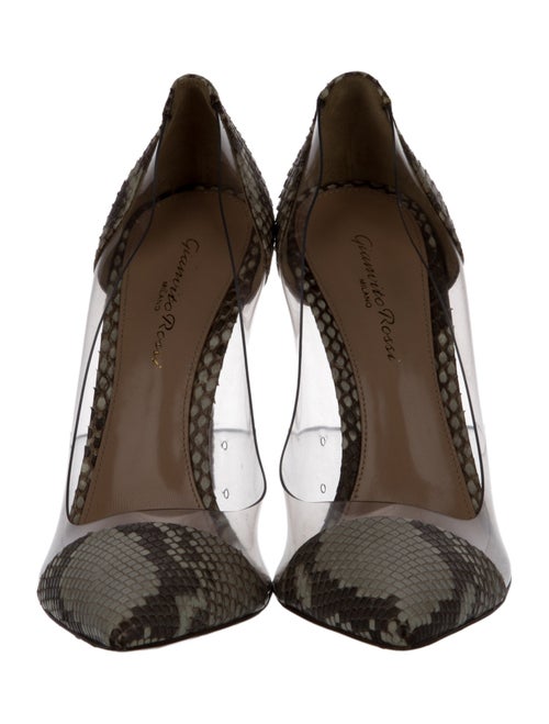 Gianvito Rossi Snakeskin Animal Print Pumps