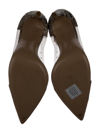 Gianvito Rossi Snakeskin Animal Print Pumps