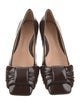 Gianvito Rossi Patent Leather Leather Trim Embellishment Flats
