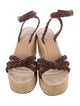 Gianvito Rossi Leather Animal Print Espadrilles