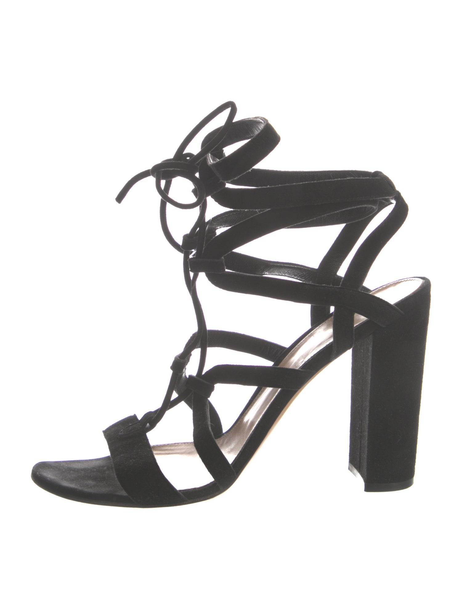 Gianvito Rossi Suede Gladiator Sandals