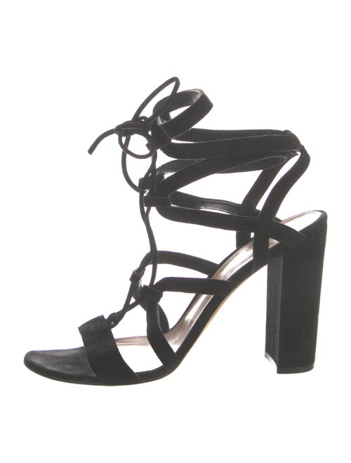 Gianvito Rossi Suede Gladiator Sandals