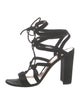Gianvito Rossi Suede Gladiator Sandals