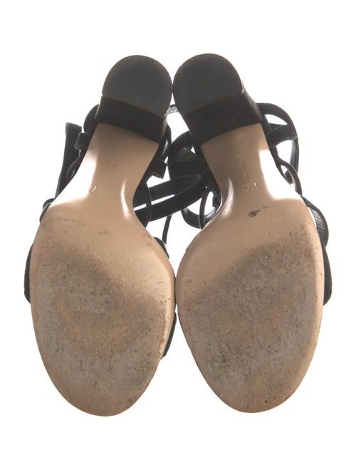 Gianvito Rossi Suede Gladiator Sandals