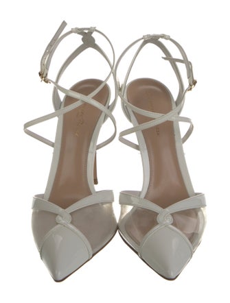 Gianvito Rossi Patent Leather T-Strap Pumps