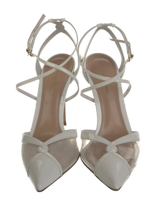 Gianvito Rossi Patent Leather T-Strap Pumps