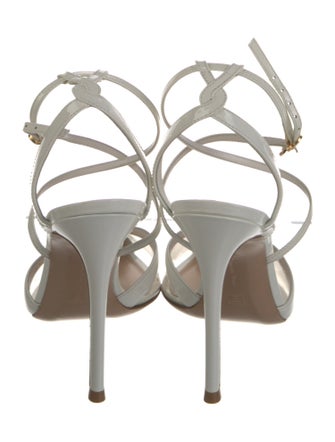 Gianvito Rossi Patent Leather T-Strap Pumps