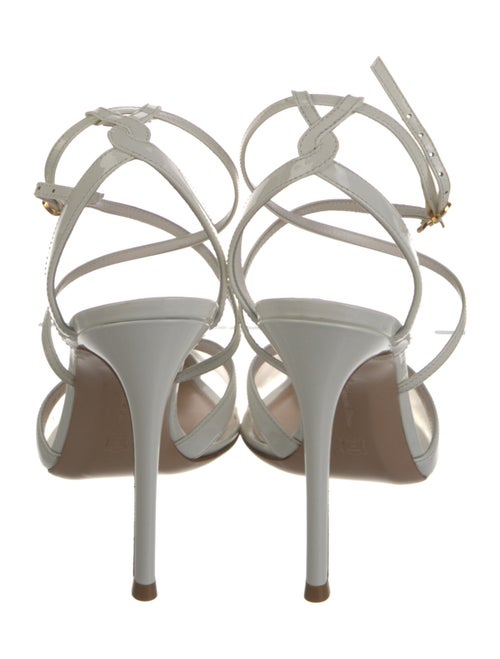 Gianvito Rossi Patent Leather T-Strap Pumps