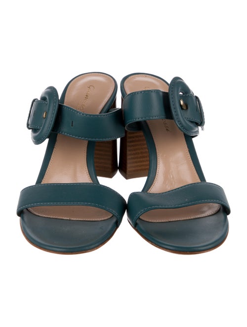 Gianvito Rossi Leather Slides