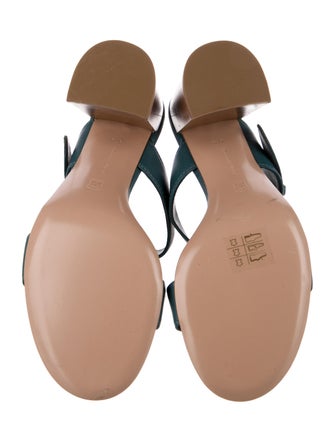 Gianvito Rossi Leather Slides