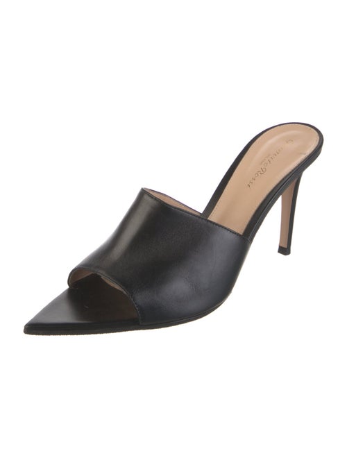 Gianvito Rossi Leather Slides