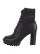 Gianvito Rossi Leather Lace-Up Boots