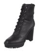 Gianvito Rossi Leather Lace-Up Boots
