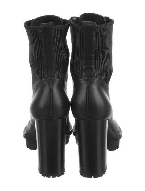 Gianvito Rossi Leather Lace-Up Boots
