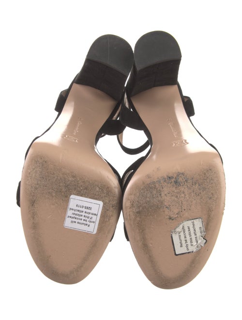 Gianvito Rossi Suede Slingback Sandals