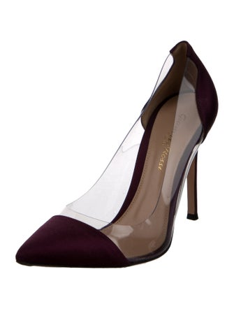 Gianvito Rossi Satin Pumps
