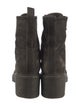 Gianvito Rossi Suede Combat Boots