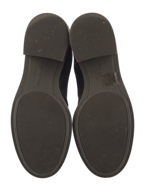 Gianvito Rossi Suede Combat Boots