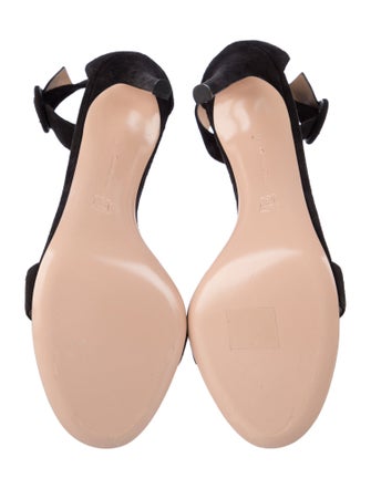 Gianvito Rossi Suede D'Orsay Pumps