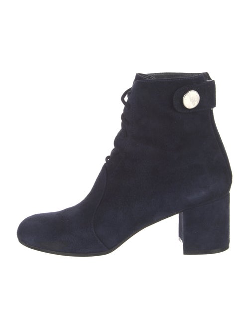 Gianvito Rossi Suede Lace-Up Boots