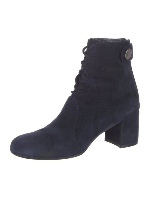 Gianvito Rossi Suede Lace-Up Boots