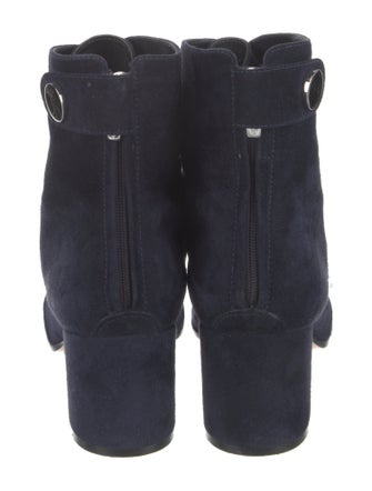 Gianvito Rossi Suede Lace-Up Boots