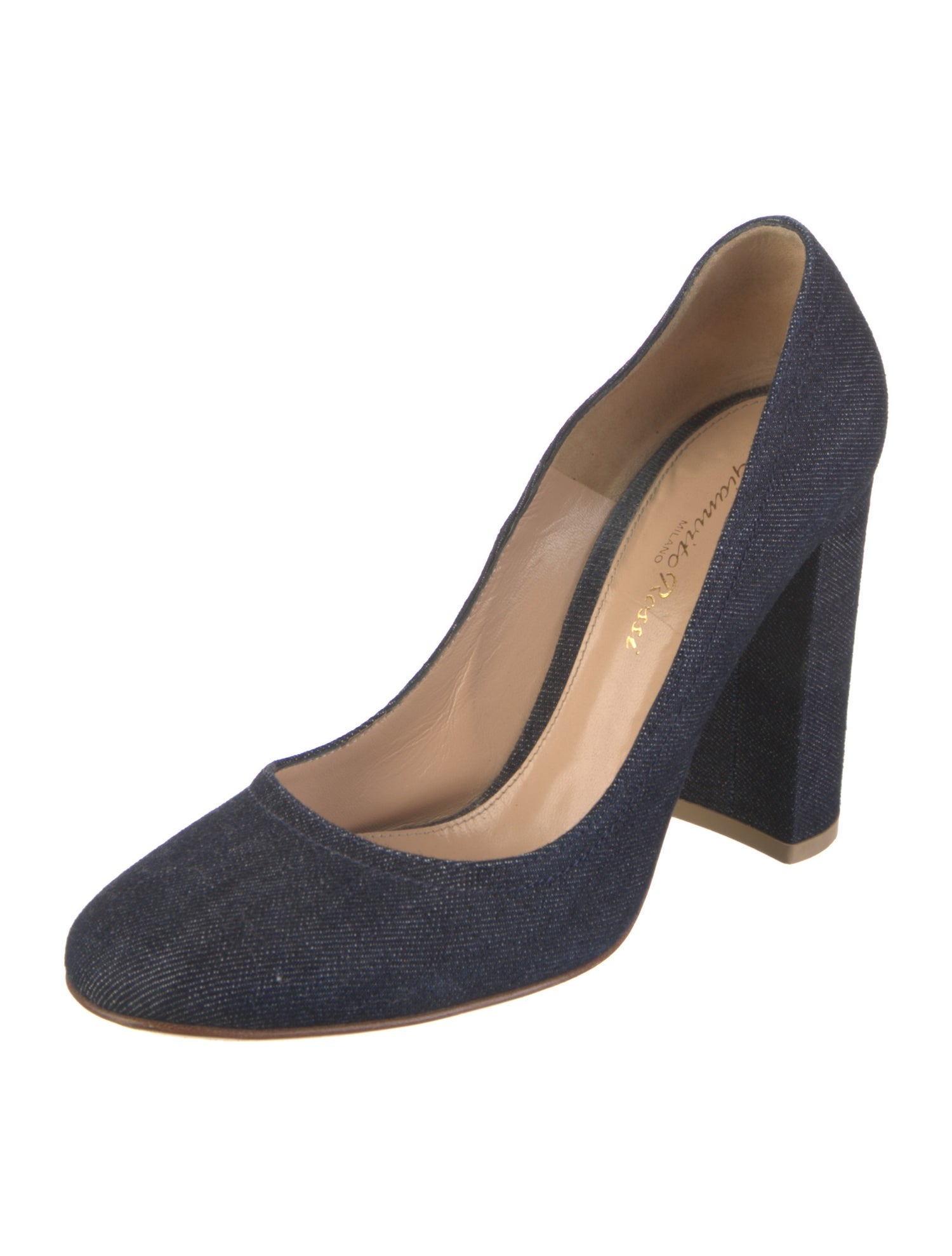 Gianvito Rossi Denim Pumps