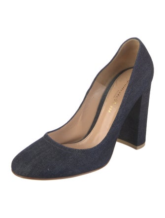 Gianvito Rossi Denim Pumps