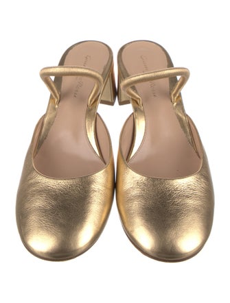 Gianvito Rossi Leather Mules