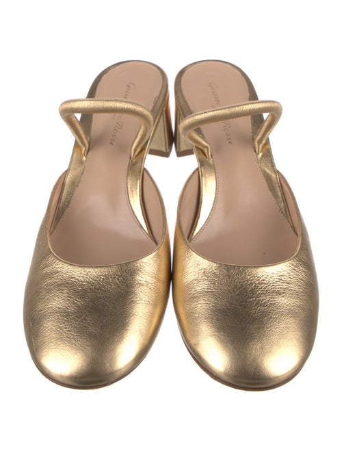 Gianvito Rossi Leather Mules