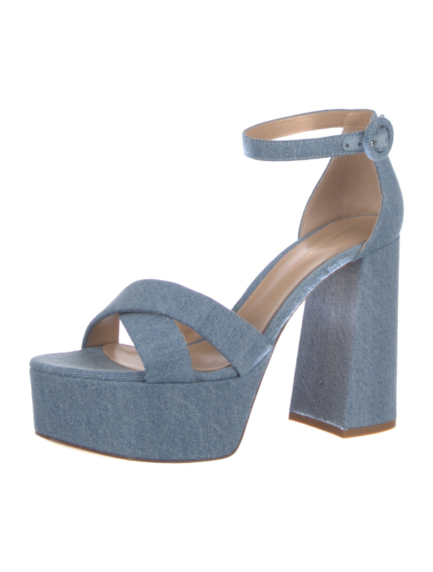 Gianvito Rossi Denim Sandals