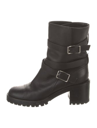 Gianvito Rossi Leather Moto Boots