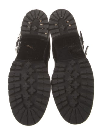 Gianvito Rossi Leather Moto Boots