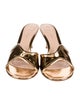 Gianvito Rossi Leather Slides