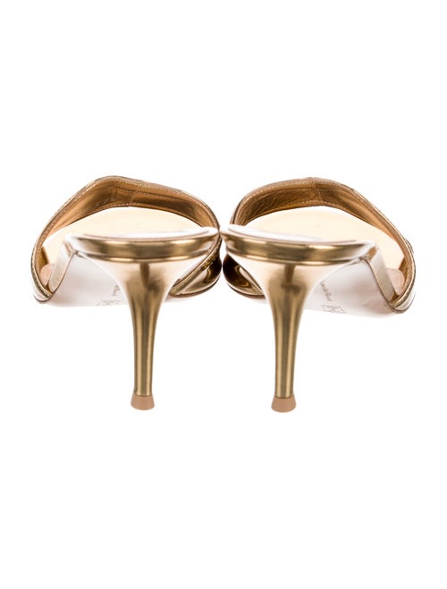 Gianvito Rossi Leather Slides