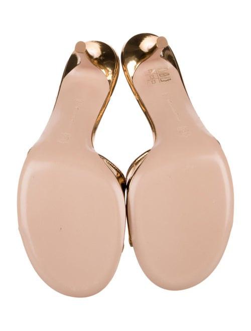 Gianvito Rossi Leather Slides