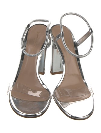 Gianvito Rossi Leather Slingback Sandals