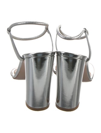 Gianvito Rossi Leather Slingback Sandals