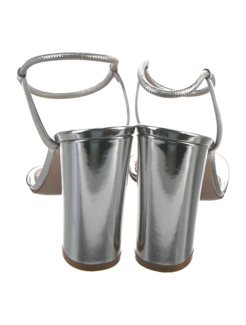 Gianvito Rossi Leather Slingback Sandals